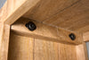 Shelf Rack Blacksmith 176x40cm Mango Wood Natural