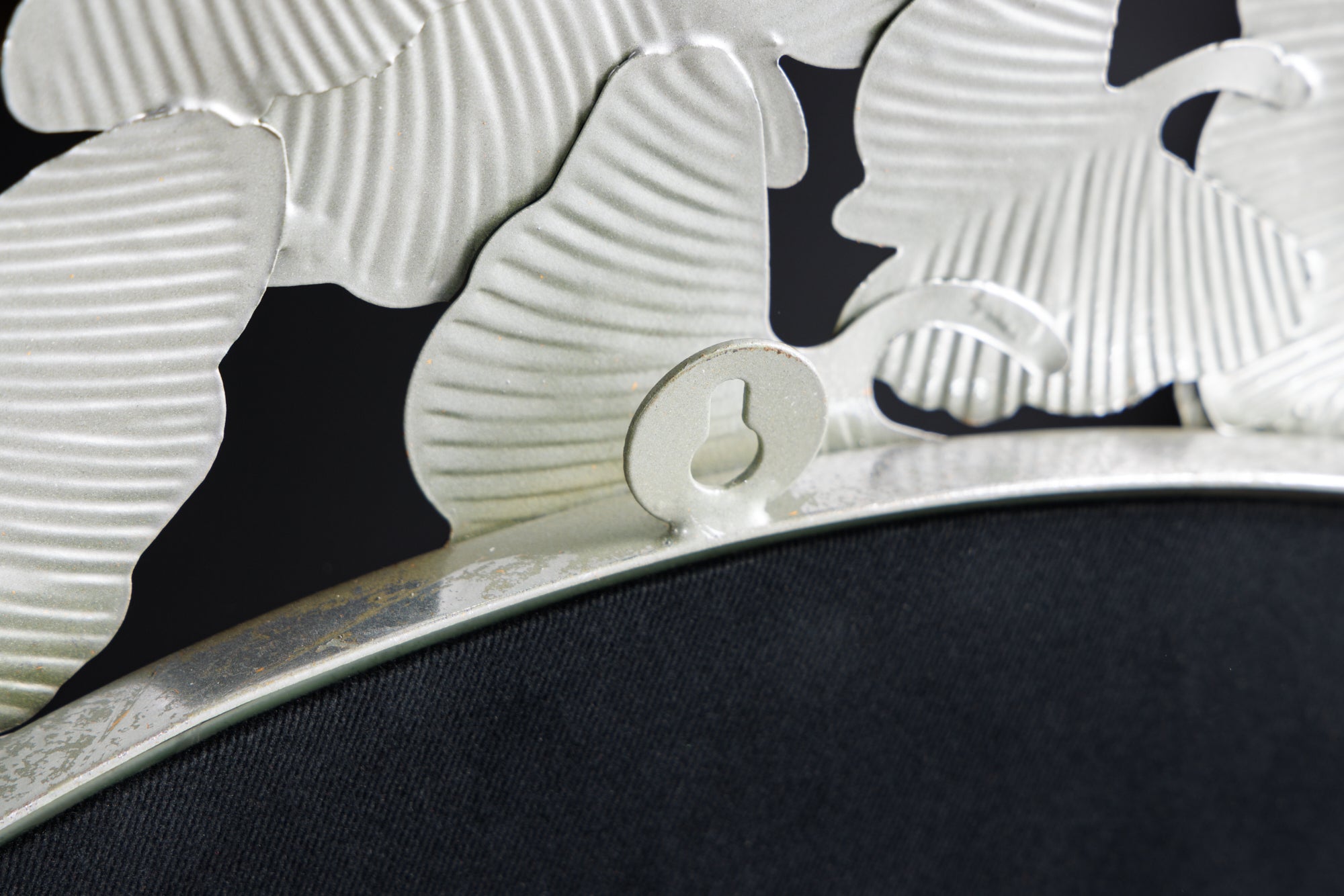 Mirror Ginkgo Leaves 92cm Silver Gold