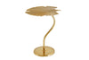 Side Table Ginkgo 53cm Metal Gold