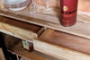 Bar Cabinet Lotus 141cm Mango Wood Black
