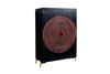 Bar Cabinet Lotus 141cm Mango Wood Black