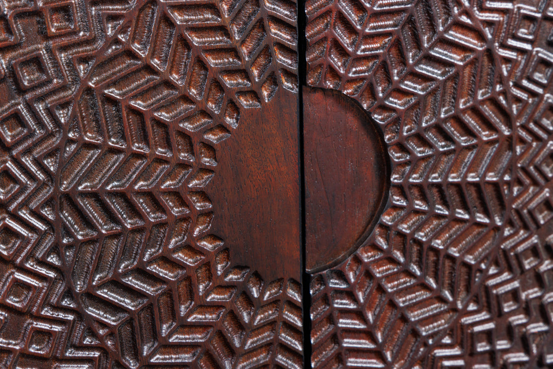 Sideboard Lotus 160cm Mango Wood Black