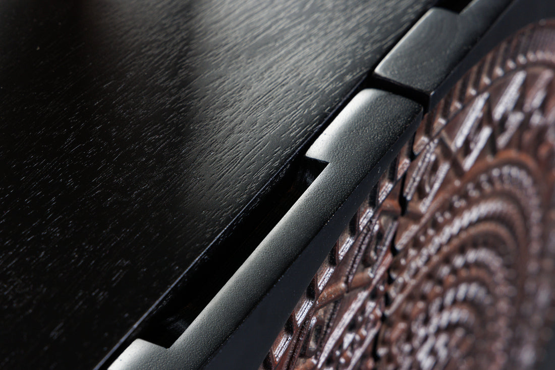 Sideboard Lotus 160cm Mango Wood Black